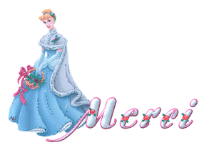 gif animé merci princesse